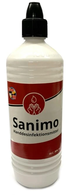 6x 1000ml Sanimo Handdesinfektionsmittel - Anwendungsfertig - Nach Rezept Der WHO Desinfektionsmittel Hände Nachfüllflasche -Geschäft Für Haushaltsreinigung 04ef4489 cbe7 494a 9358 70043b470edf 1