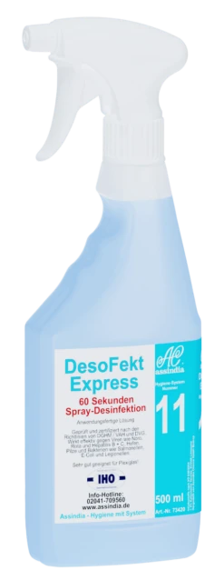 DesoFekt Express Spray-Desinfektion 500ml Sprayer