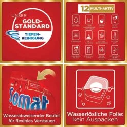 Somat 12 Gold Multiaktiv Spülmaschinentabs 22 Tabs Geschirrspültabs Reinigung -Geschäft Für Haushaltsreinigung 09807a05 321f 48c4 8fbf 5174bf012271