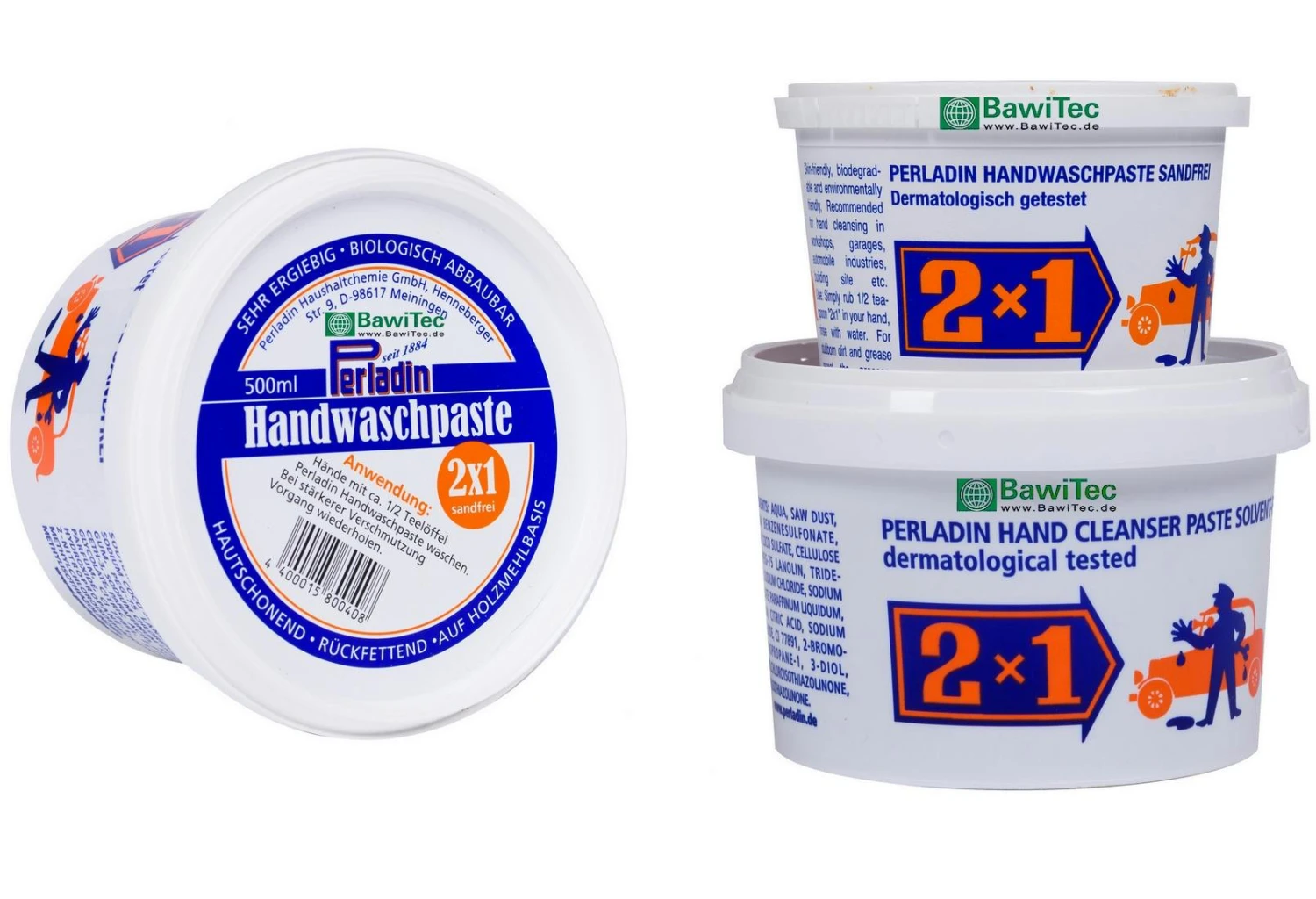 Perladin 2x1 HandreinigungsCreme 2x Tube 100ml Handreinigung Handseife Werkstatt Seife 7 Perladin 2x1 HandreinigungsCreme 2x Tube 100ml Handreinigung Handseife Werkstatt Seife – Bild 5