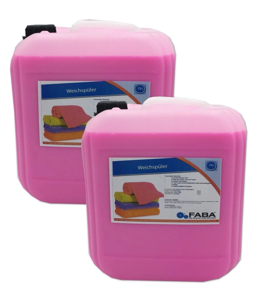 WEICHSPÜLER Konzentrat ROSE, 2 X 10 Liter Im Kanister 3 WEICHSPÜLER Konzentrat ROSE, 2 X 10 Liter Im Kanister