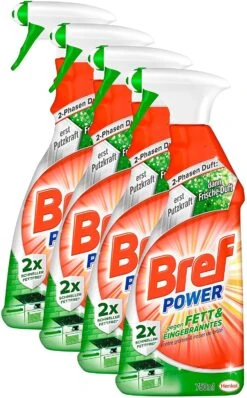 Bref Power Fett Eingebranntes Fettlöser Küchen Reiniger 4x750 Ml Sprühflasche -Geschäft Für Haushaltsreinigung 258ddd64 f487 4181 aa46 375a9c0e2382 5