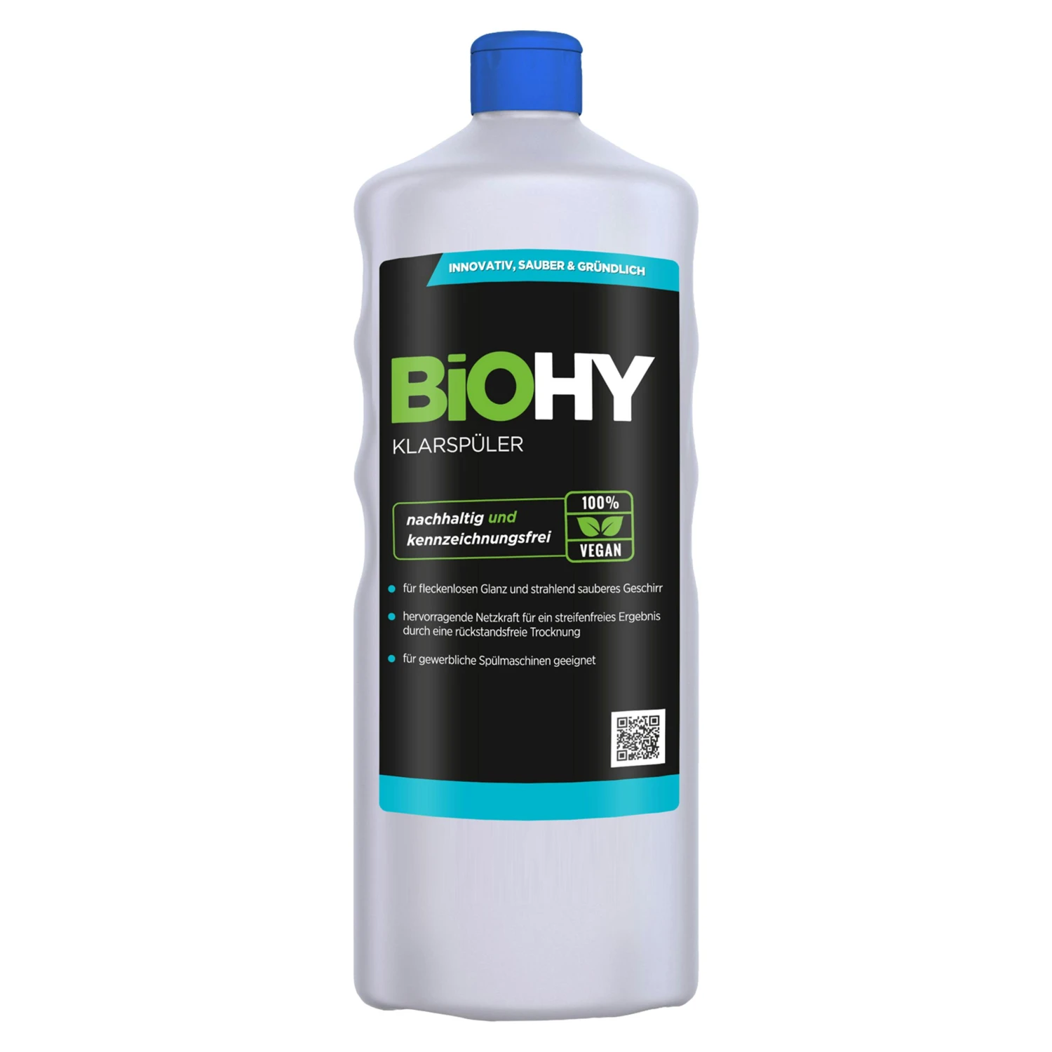 BiOHY Klarspüler (12x1l Flasche) | Ökologisches Hochkonzentrat | Geeignet Für Alle Spülmaschinen, Für Unschlagbaren Glanz Auf Gläsern & Geschirr 5 BiOHY Klarspüler (12x1l Flasche) | Ökologisches Hochkonzentrat | Geeignet Für Alle Spülmaschinen, Für Unschlagbaren Glanz Auf Gläsern & Geschirr – Bild 3