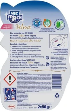 WC FRISCH DeLuxe 3er Pack Delicate Magnolia WC-Reiniger 1x3 Stück WC-Duftspüler -Geschäft Für Haushaltsreinigung 30c45a2a 1d43 4454 ba2b 51c1240e7e8a