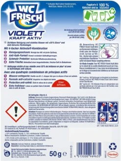 WC FRISCH Kraft Aktiv Violettspüler Magnolie WC-Reiniger Und Farbspüler 1 Stück -Geschäft Für Haushaltsreinigung 42078c12 a9e0 4568 a1fb 9a468fe02f6a