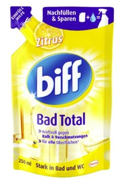 Biff Bad Total Zitrus Badreiniger Reiniger Reinigungsmittel 6x250ml Nachfüllpack -Geschäft Für Haushaltsreinigung 49c9bee8 1ed2 4aed bea4 2a17fc826cce