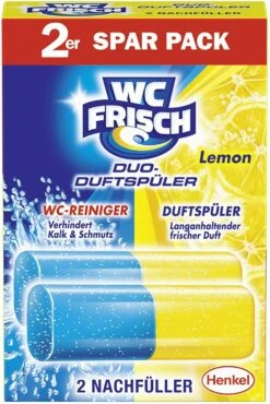 WC FRISCH Duo-Duftspüler 10er Pack Lemon WC Reiniger & WC-Duftstein 10x1 Stück -Geschäft Für Haushaltsreinigung 4a91e142 fc2d 471b a7d8 293a5f9c2366 1
