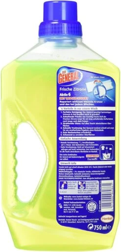 Der General Universal Frische Zitrone Allzweckreiniger 750 Ml Reiniger -Geschäft Für Haushaltsreinigung 56ff2b68 7a3b 4d82 a7b9 66b8892dd193