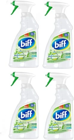 Biff Pro Nature 8x750 Ml Badreiniger Sprühflasche 8er Pack Reiniger Gegen Kalk -Geschäft Für Haushaltsreinigung 64f58e8d 1f6e 4532 b500 b33d5afb4988 2