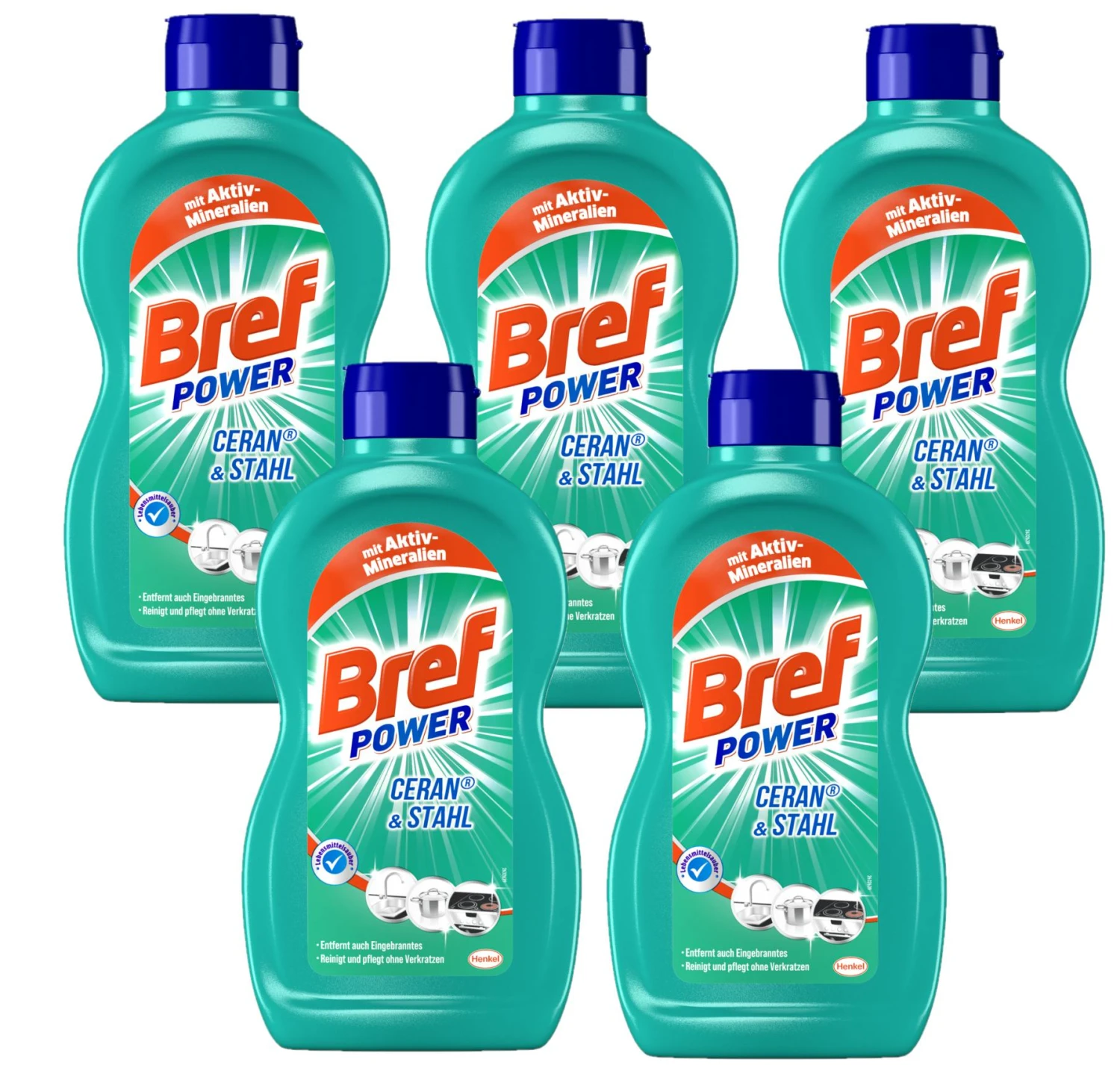 Bref Sidol Ceran & Stahl Reiniger Entfernt Eingebranntes 5x500 Ml Reinigung 3 Bref Sidol Ceran & Stahl Reiniger Entfernt Eingebranntes 5x500 Ml Reinigung