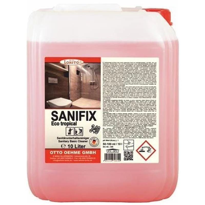 Lorito Sanifix 335 Sanitärreiniger Duftreiniger Kalklöser Kalkentferner Menthe 10 Liter 5 Lorito Sanifix 335 Sanitärreiniger Duftreiniger Kalklöser Kalkentferner Menthe 10 Liter – Bild 3