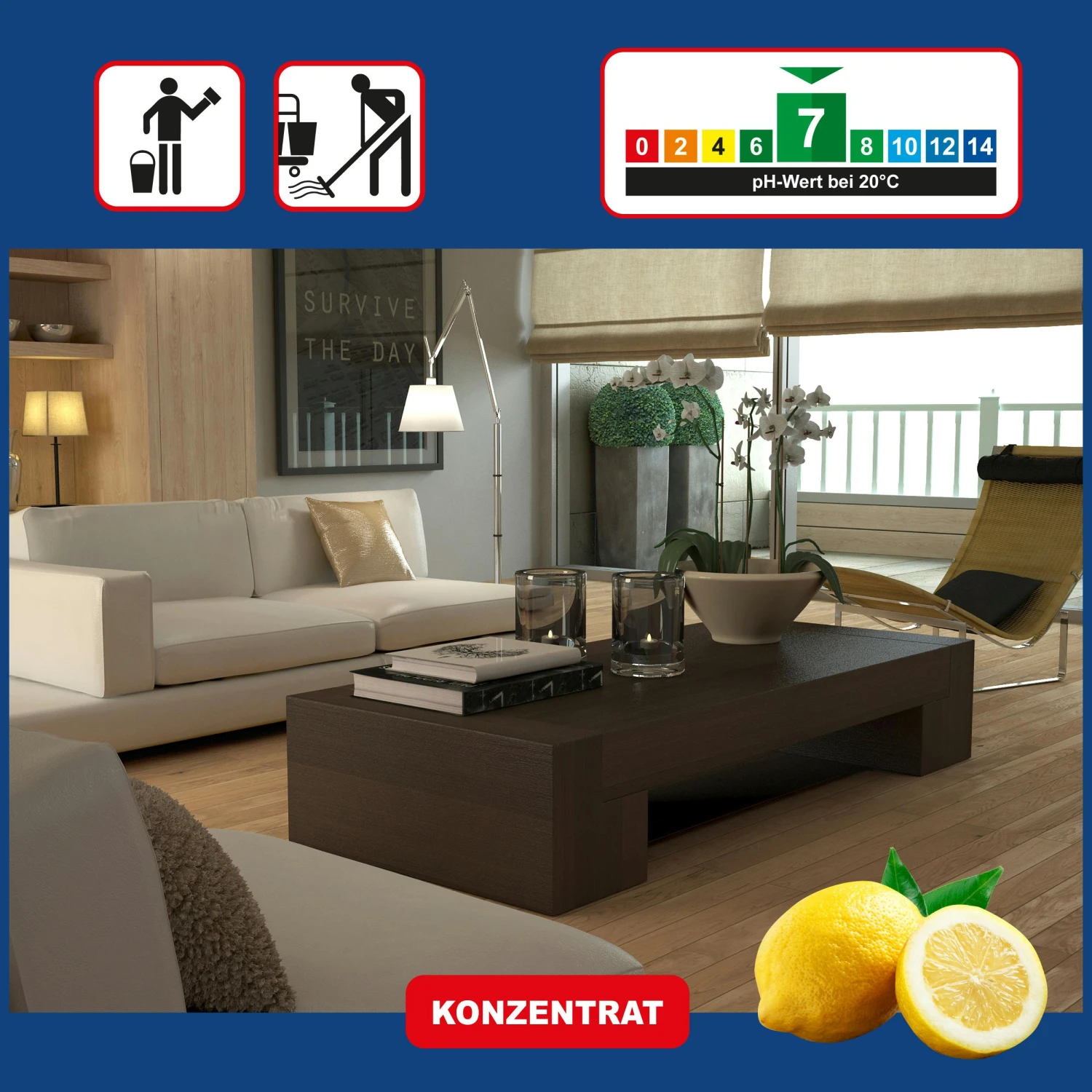 Putzboy Allzweck Reiniger - Konzentrat - 1 Liter - Universalreiniger Für Böden Und Oberflächen - Made In Germany 8 Putzboy Allzweck Reiniger - Konzentrat - 1 Liter - Universalreiniger Für Böden Und Oberflächen - Made In Germany – Bild 6