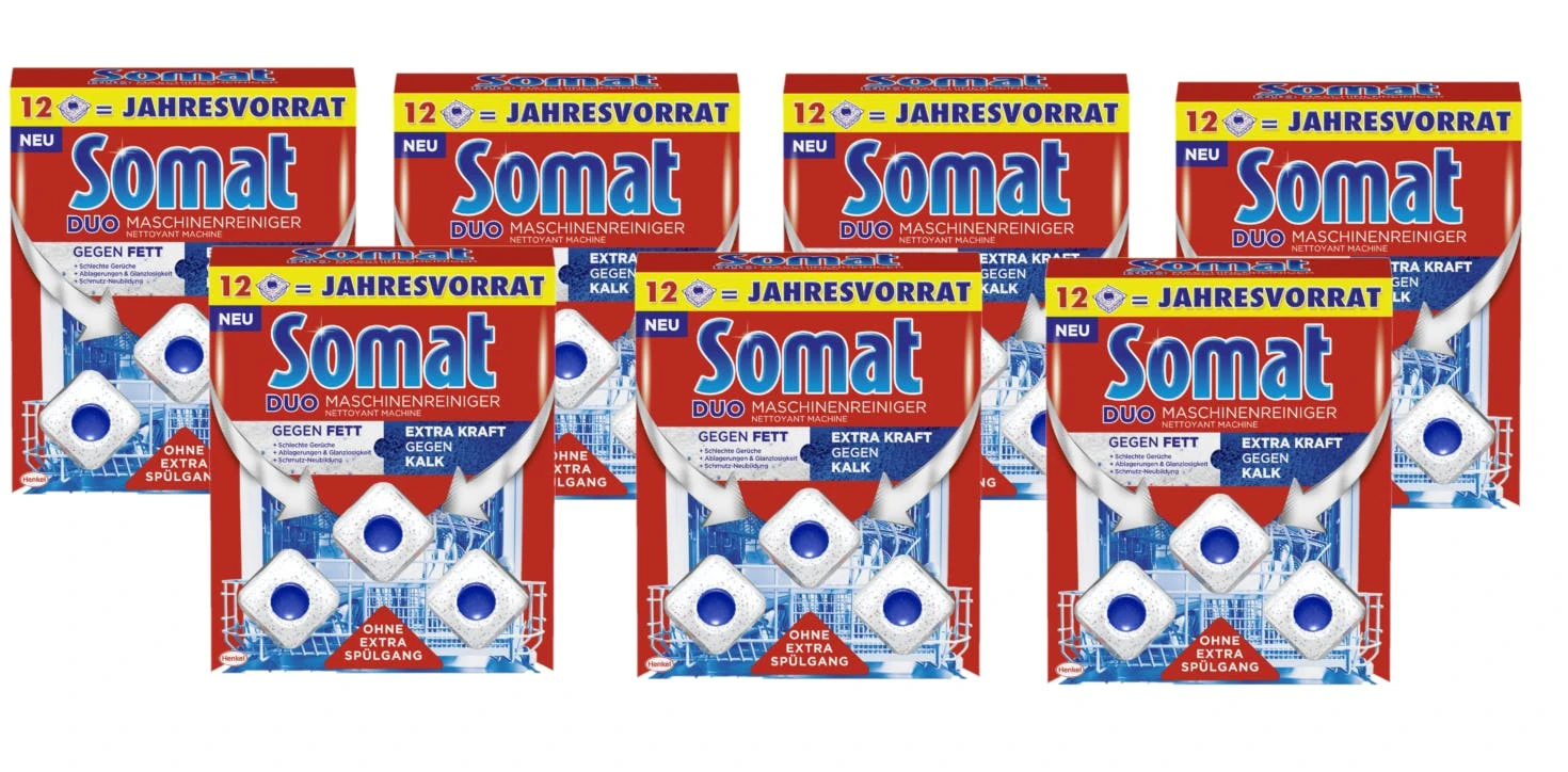 Somat Intensiv-Maschinenreiniger Spülmaschinen Reiniger Spülen Waschen 2x250 Ml 7 Somat Intensiv-Maschinenreiniger Spülmaschinen Reiniger Spülen Waschen 2x250 Ml – Bild 5