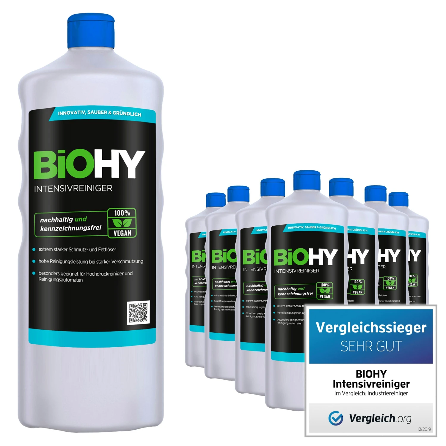 BiOHY Intensivreiniger Universal (6x1l Flasche) | Hochleistungs-INDUSTRIEREINIGER | Grundreiniger Ideal Für Hochdruckreiniger, Schaumarm 4 BiOHY Intensivreiniger Universal (6x1l Flasche) | Hochleistungs-INDUSTRIEREINIGER | Grundreiniger Ideal Für Hochdruckreiniger, Schaumarm – Bild 2