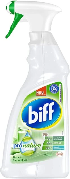 Biff Pro Nature Badreiniger Bad Badezimmer Sprühflasche 4x750 Ml Reniger Pack -Geschäft Für Haushaltsreinigung 93d5951b 2dfb 4971 8a5c 789c1eaba460
