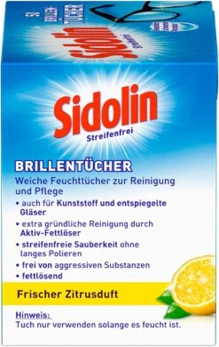 Sidolin Brillen Putztücher 50 Stück Reinigungstücher Brillenputztücher Reiniger -Geschäft Für Haushaltsreinigung 9539c75e 1afc 42c3 a09a a1df10248246