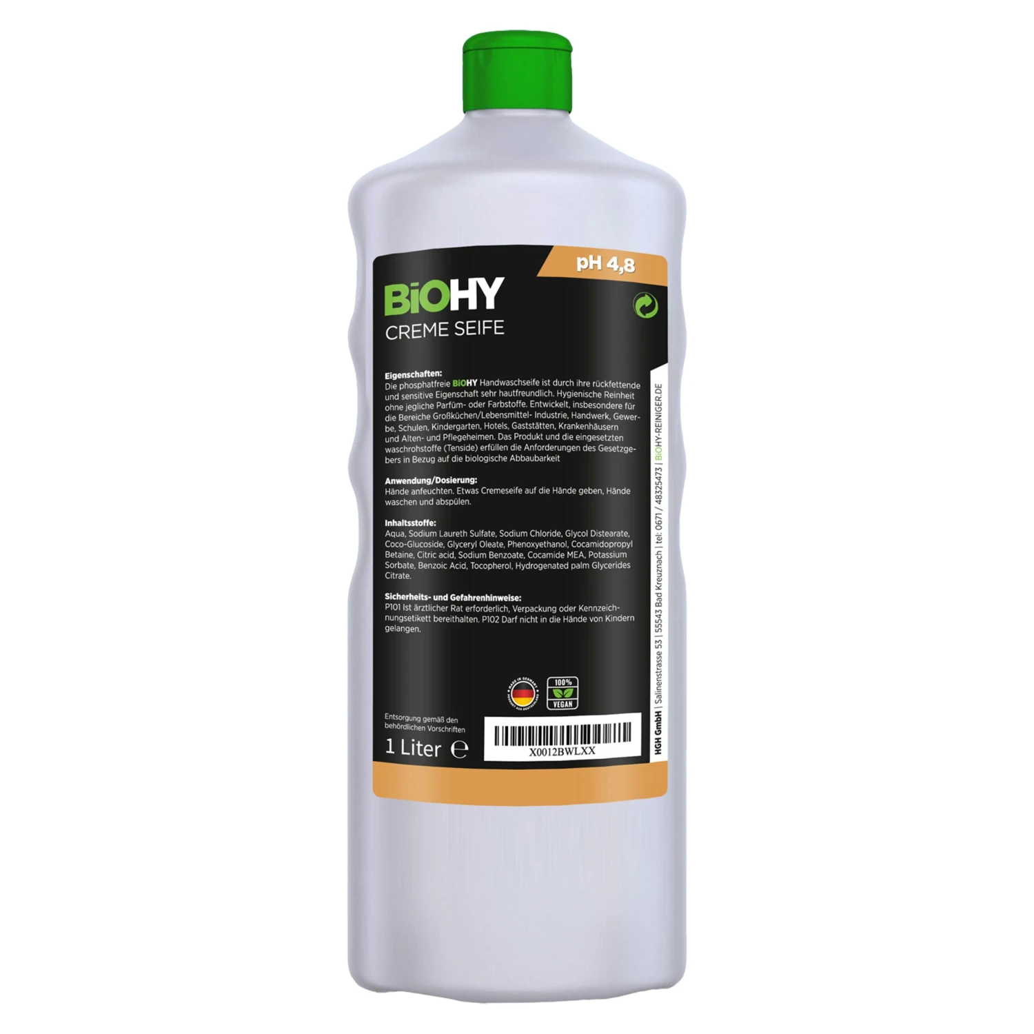 BiOHY Creme Seife (10l Kanister) | Hautschonende, Rückfettende Und Geruchsneutrale Handseife PHOSPHATFREI | Ohne Parfüm Und Farbstoffe 8 BiOHY Creme Seife (10l Kanister) | Hautschonende, Rückfettende Und Geruchsneutrale Handseife PHOSPHATFREI | Ohne Parfüm Und Farbstoffe – Bild 6