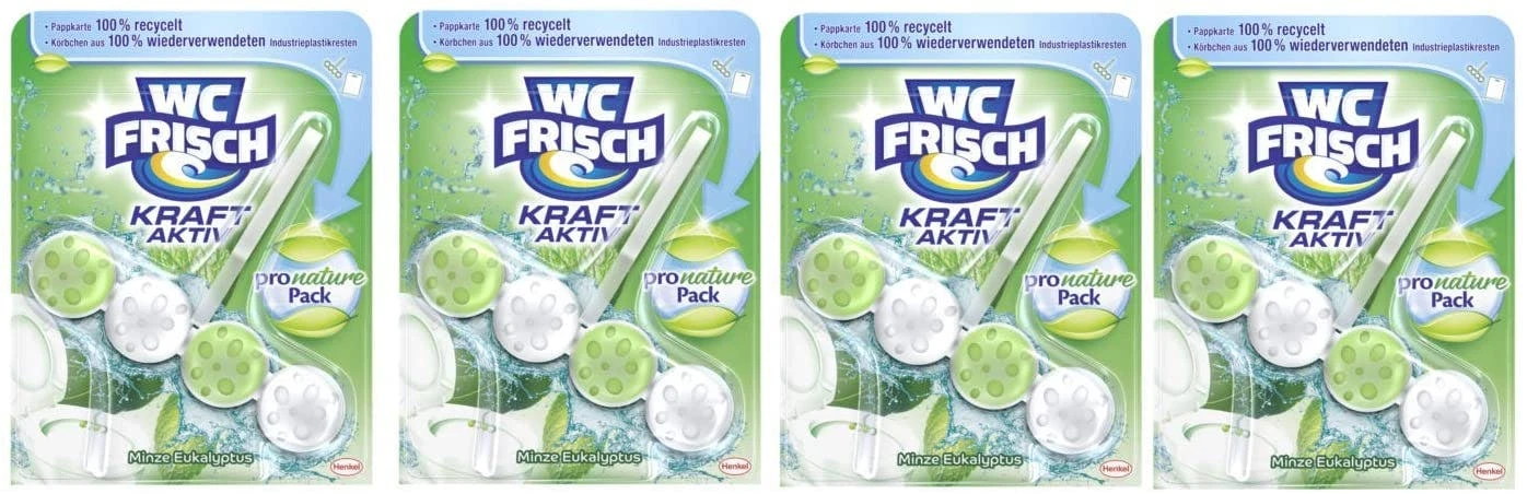 WC Frisch Kraft Aktiv 4er Pack Duftspüler Urlaubsträume Hawaii 4x1Stück Reiniger 5 WC Frisch Kraft Aktiv 4er Pack Duftspüler Urlaubsträume Hawaii 4x1Stück Reiniger – Bild 3