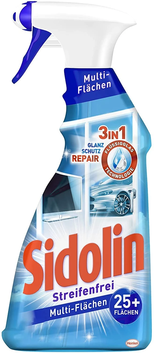 Sidolin Multi Flächen Reiniger Sprühflasche 500 Ml Flasche Reinigungsmittel 3 Sidolin Multi Flächen Reiniger Sprühflasche 500 Ml Flasche Reinigungsmittel