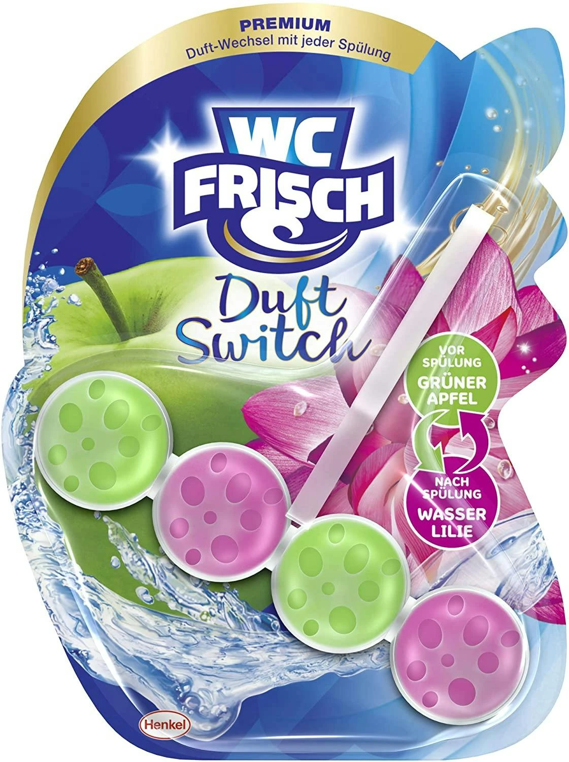 WC Frisch Duft Switch Saftiger Pfirsich Süßer Apfel 50g WC Reiniger Reinigung 5 WC Frisch Duft Switch Saftiger Pfirsich Süßer Apfel 50g WC Reiniger Reinigung – Bild 3