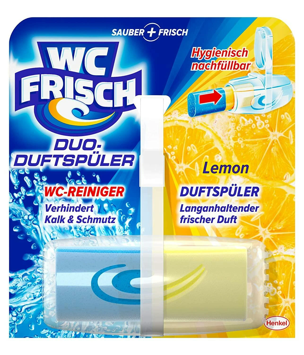 WC FRISCH Duo-Duftspüler Lemon WC Reiniger & WC-Duftstein 1 Stück Badreiniger 3 WC FRISCH Duo-Duftspüler Lemon WC Reiniger & WC-Duftstein 1 Stück Badreiniger