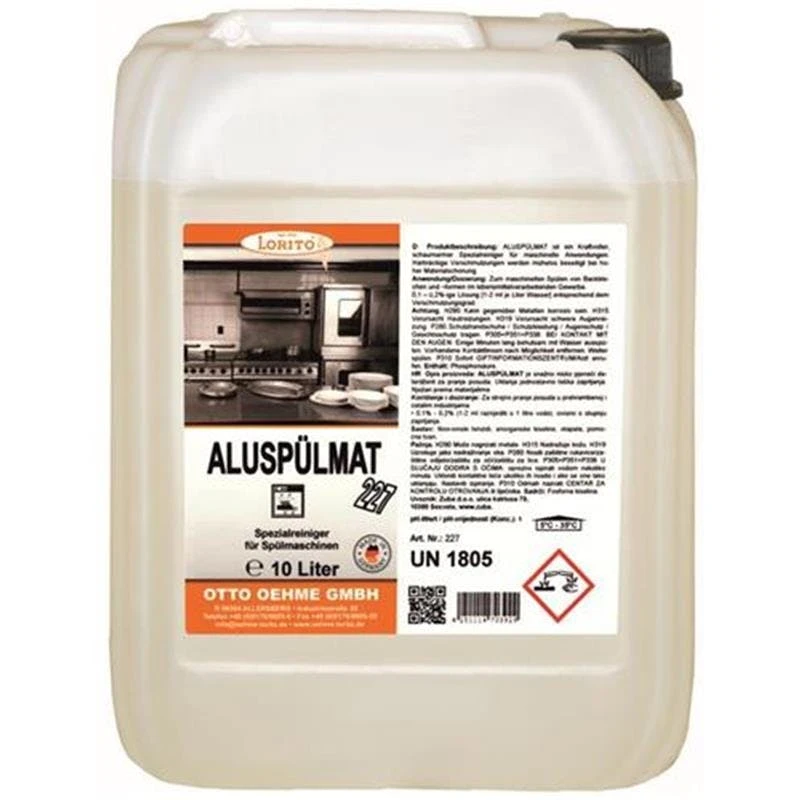 Lorito Aluspülmat 227 Geschirrspülmittel Spezialreiniger Für GSM 3 Lorito Aluspülmat 227 Geschirrspülmittel Spezialreiniger Für GSM