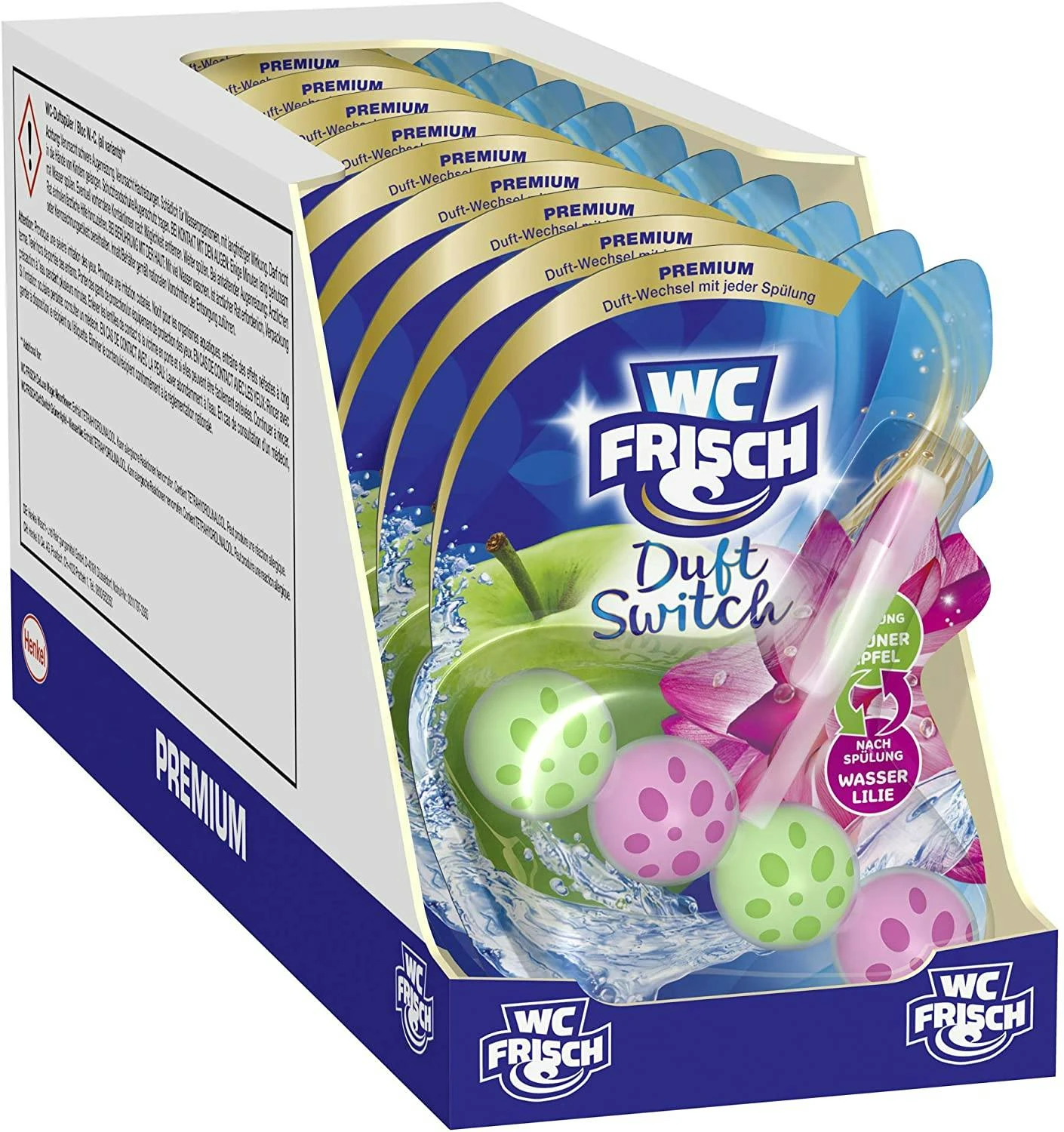 WC Frisch Duft Switch Saftiger Pfirsich Süßer Apfel 50g WC Reiniger Reinigung 7 WC Frisch Duft Switch Saftiger Pfirsich Süßer Apfel 50g WC Reiniger Reinigung – Bild 5