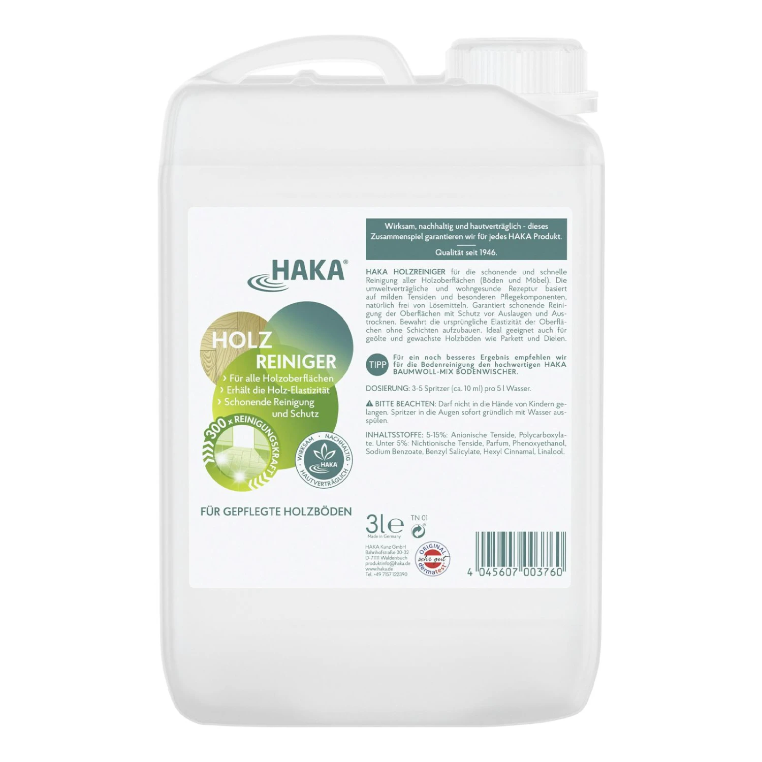 HAKA Glanzreiniger Boden, 3 Liter 5 HAKA Glanzreiniger Boden, 3 Liter – Bild 3