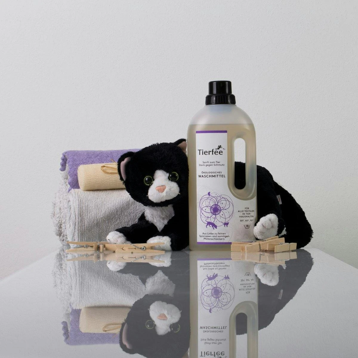 Tierfee Ökologisches Waschmittel - 1 Liter 8 Tierfee Ökologisches Waschmittel - 1 Liter – Bild 6