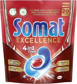 Somat Excellence 4in1 Caps 8x20 Caps Spülmaschinen Reinigung Geschirrspülmittel -Geschäft Für Haushaltsreinigung cb4ad769 d8a9 4dbc 85d9 d80c6f2664c7