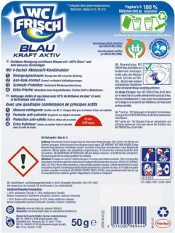 WC FRISCH Kraft Aktiv Blauspüler Blütenfrische 50g WC-Reiniger Reinigung -Geschäft Für Haushaltsreinigung d2f6a81e a8e3 4725 bb06 c3581e70e8a8