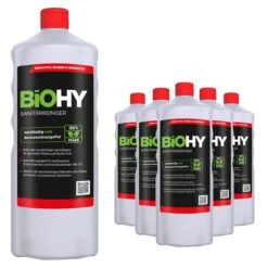 BiOHY Sanitärreiniger (3x1l Flasche) | Kalkzersetzendes Konzentrat Für Den Sanitärbereich | Badreiniger Mit Angenehme & Frischen Duft | EXTRA STARK 11 BiOHY Sanitärreiniger (3x1l Flasche) | Kalkzersetzendes Konzentrat Für Den Sanitärbereich | Badreiniger Mit Angenehme & Frischen Duft | EXTRA STARK -Geschäft Für Haushaltsreinigung db136bf3 bd5c 4156 8100 92a1df108a54 5
