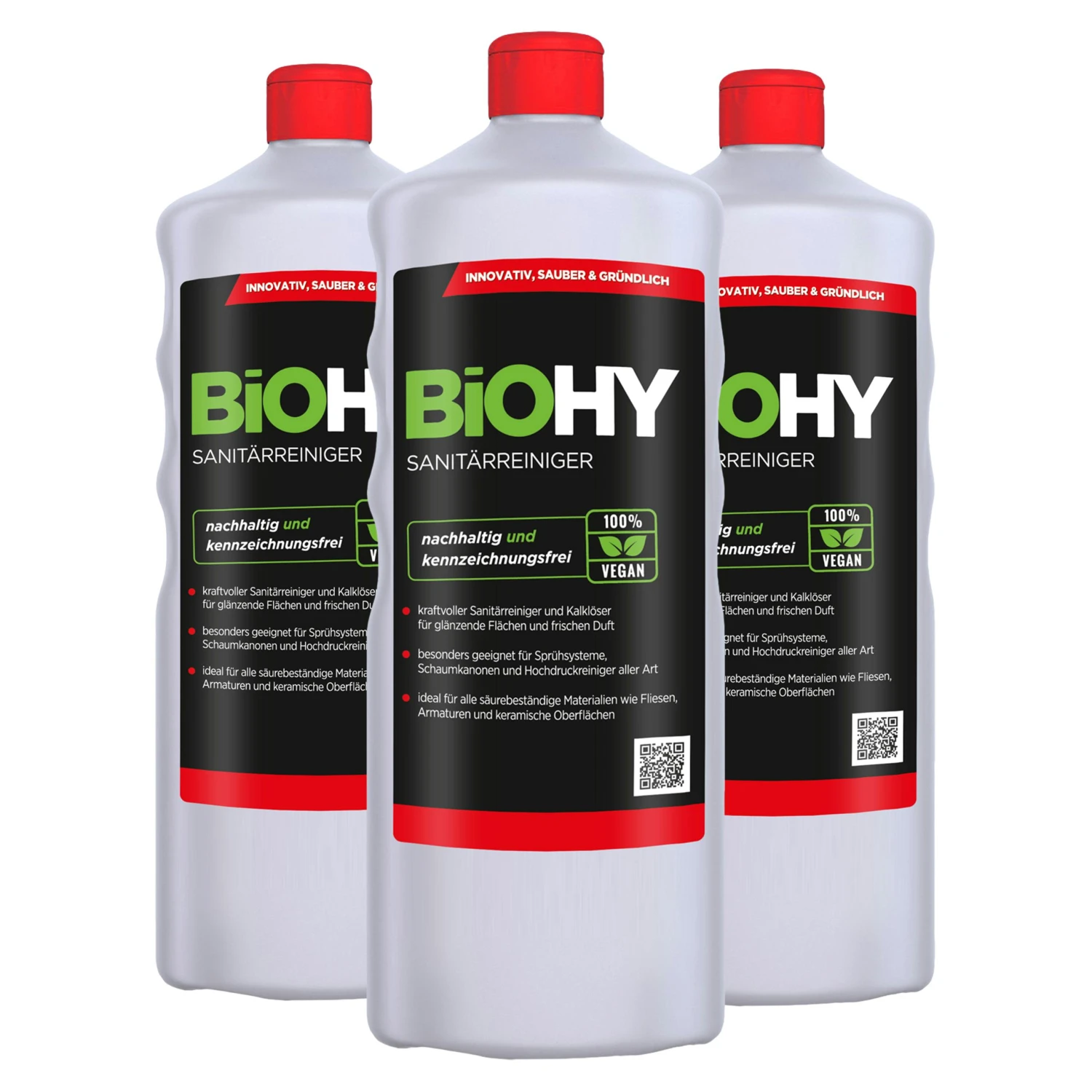 BiOHY Sanitärreiniger (12x1l Flasche) | Kalkzersetzendes Konzentrat Für Den Sanitärbereich | Badreiniger Mit Angenehme & Frischen Duft | EXTRA STARK 7 BiOHY Sanitärreiniger (12x1l Flasche) | Kalkzersetzendes Konzentrat Für Den Sanitärbereich | Badreiniger Mit Angenehme & Frischen Duft | EXTRA STARK – Bild 5