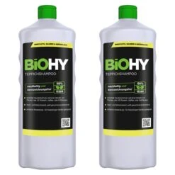 BiOHY Teppichshampoo (9x1l Flasche) | Teppichreiniger Ideal Zur Entfernung Von Hartnäckigen Flecken | SPEZIELL FÜR WASCHSAUGER ENTWICKELT -Geschäft Für Haushaltsreinigung def50855 0586 46f0 bf3c 8985d975b3d8 1