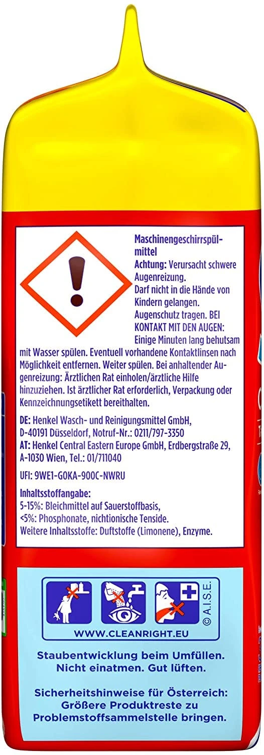 Somat Classic Spülmaschinen Pulver 3 Kg Geschirrspülreiniger Reinigung Reiniger 8 Somat Classic Spülmaschinen Pulver 3 Kg Geschirrspülreiniger Reinigung Reiniger – Bild 6