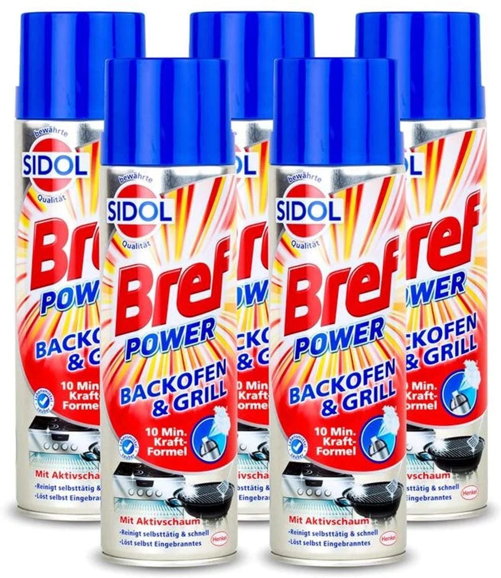 Bref Power Ceran & Stahl 6er Pack Edelstahl Reinigung 500 Ml Reinigungsmittel 5 Bref Power Ceran & Stahl 6er Pack Edelstahl Reinigung 500 Ml Reinigungsmittel – Bild 4