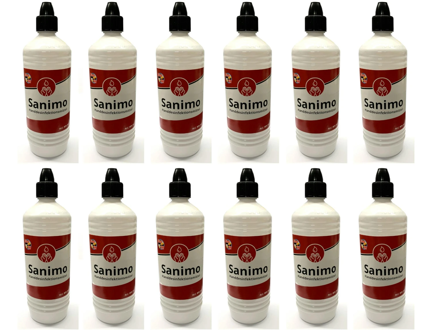 2x 1000ml Sanimo Handdesinfektionsmittel - Anwendungsfertig - Nach Rezept Der WHO Desinfektionsmittel Hände Nachfüllflasche 7 2x 1000ml Sanimo Handdesinfektionsmittel - Anwendungsfertig - Nach Rezept Der WHO Desinfektionsmittel Hände Nachfüllflasche – Bild 5