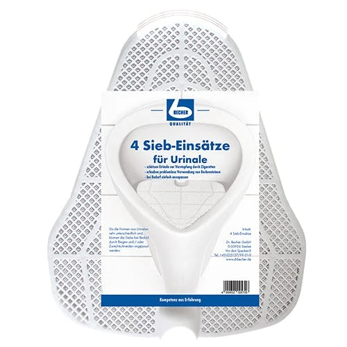Dr. Becher 4 "Dr. Becher" Siebeinsätze Für Urinale 3 Dr. Becher 4 "Dr. Becher" Siebeinsätze Für Urinale