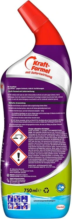 Bref Power WC KraftGel 15x Effekt 750 Ml WC Reiniger Reinigung Badreiniger -Geschäft Für Haushaltsreinigung fec511ef df53 48c8 94dc 78f40ac0b6b1